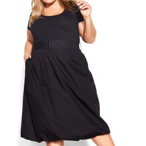 Paris Days bubble hem dress